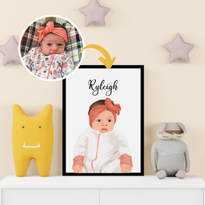 Custom Baby Portrait